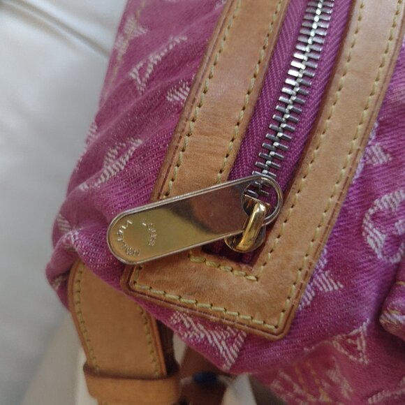 ๐๐๏ธCUTE Retired Rare Louis Vuitton Pink Denim Baggy PM๐๏ธ๐ - Picture 8 of 16